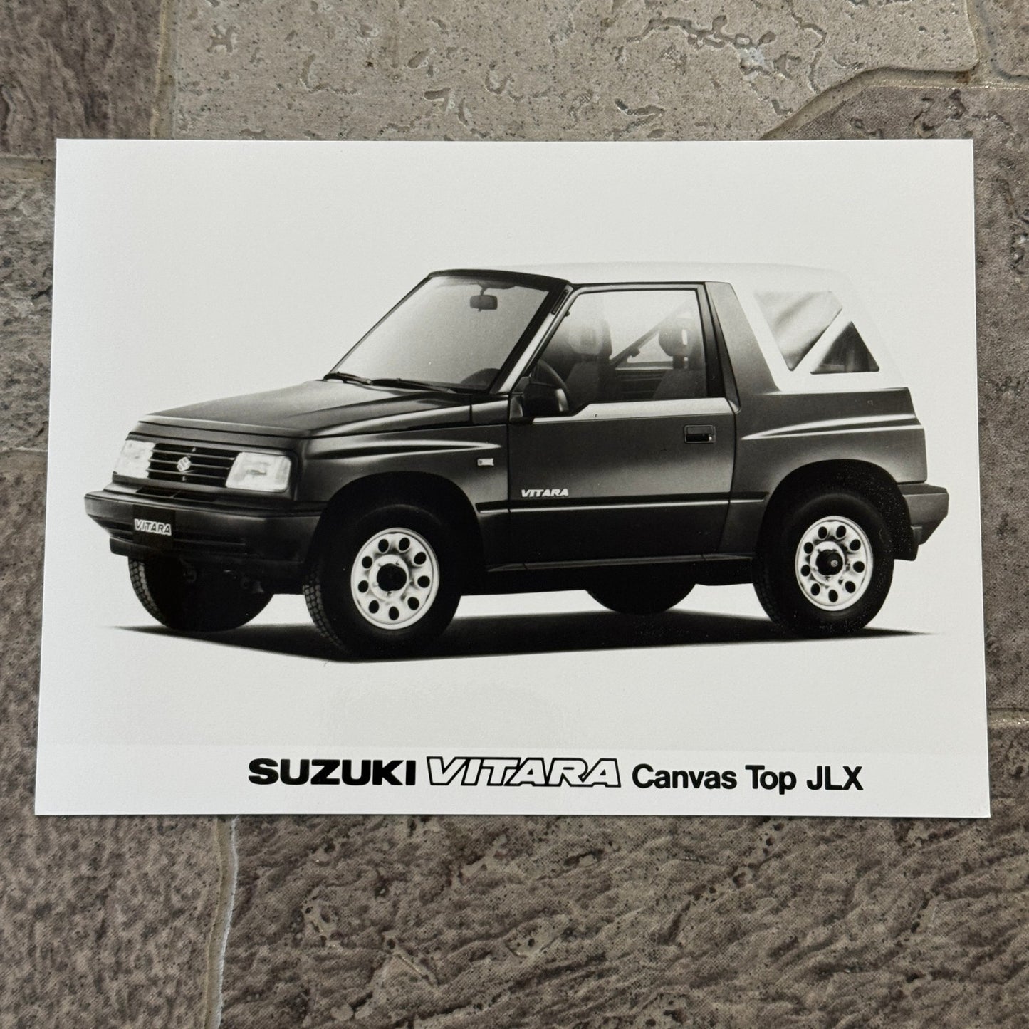 Suzuki Vitara Canvas Top JLX Factory Press Photo Photograph Suzuki Sidekick