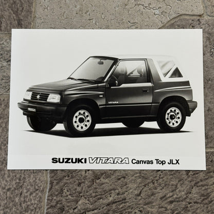 Suzuki Vitara Canvas Top JLX Factory Press Photo Photograph Suzuki Sidekick