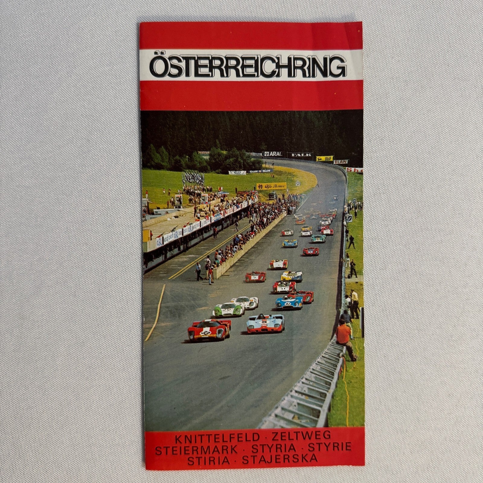 Vintage Osterreichring Austrian Grand Prix Race Track Program Formula 1 Racing