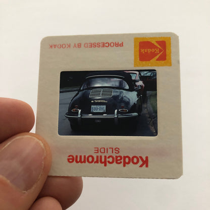Porsche 356 Cabriolet Convertible Car Show 35mm Photo Slide Vintage 1981