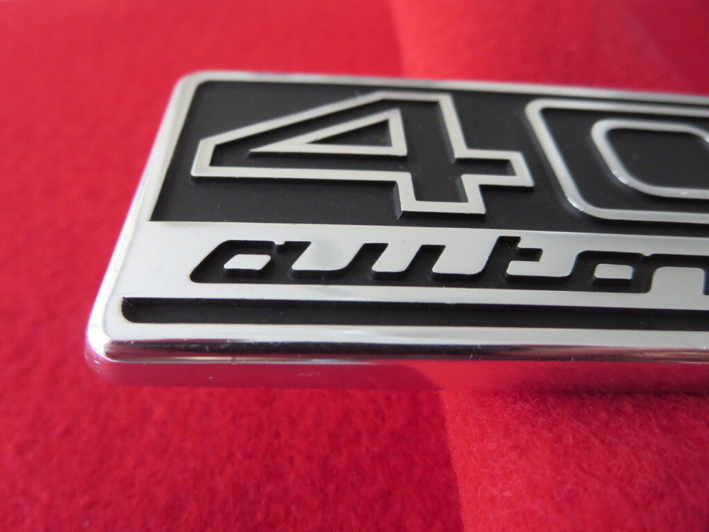 Ferrari 400 Automatic Badge Emblem Script Logo - Authentic Factory Original 