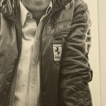 Vintage Racing Photo Ferrari Engineer Mauro Forghieri 1972 German Grand Prix