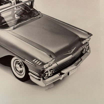 1958 Chevrolet Impala Convertible Car Photo Photograph Print
