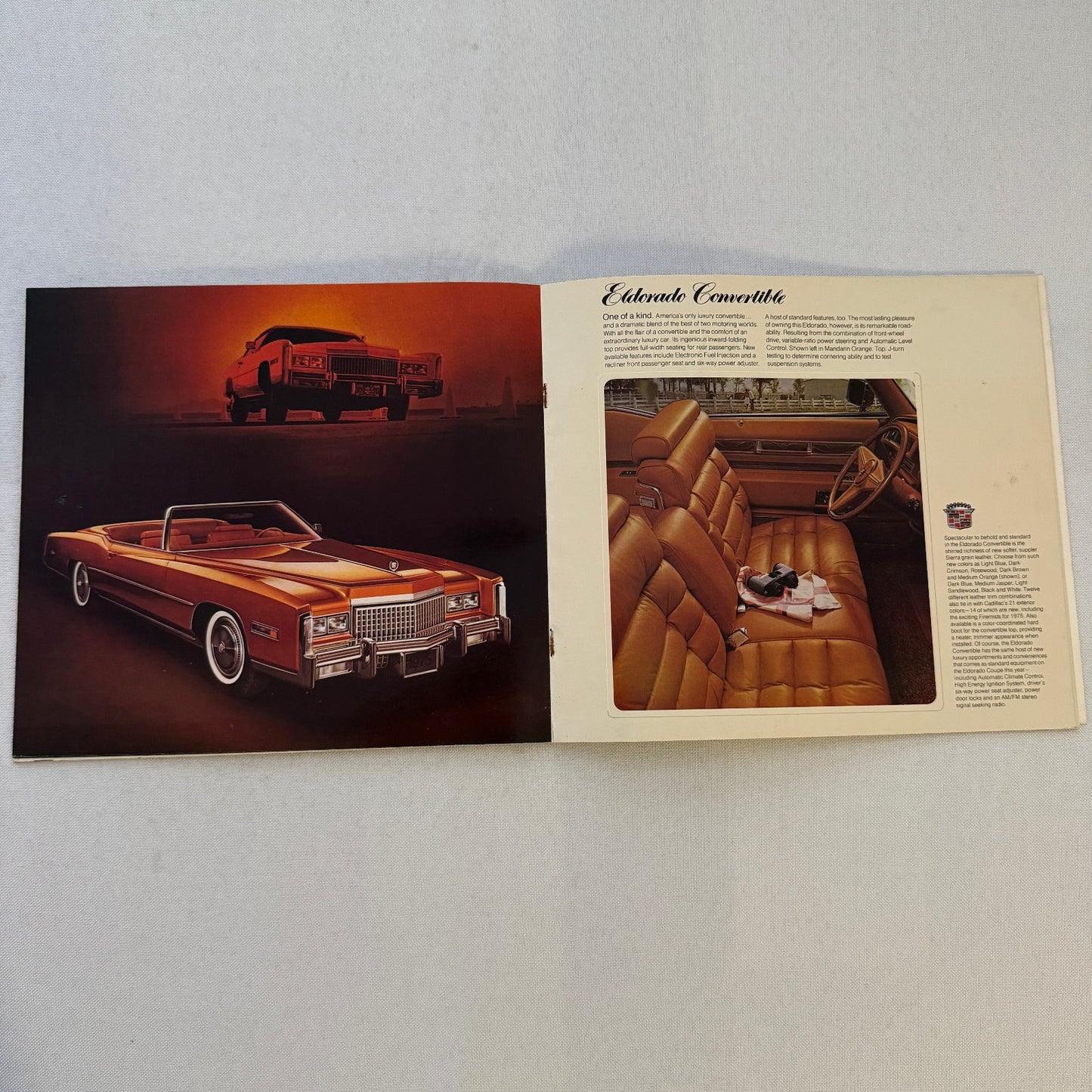 1975 Cadillac Sales Brochure Eldorado Coupe De Ville Fleetwood Brougham DeVille