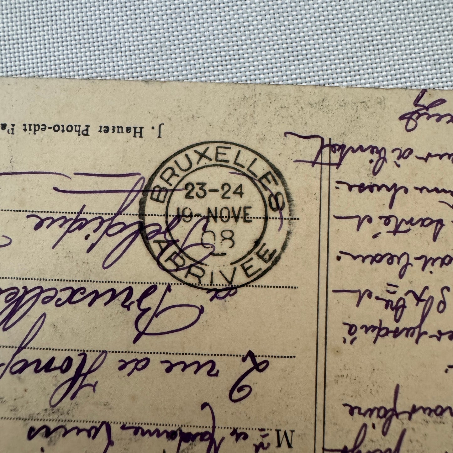 Vintage Zeppelin Airship Dirigible Postcard Post Card French La Republique