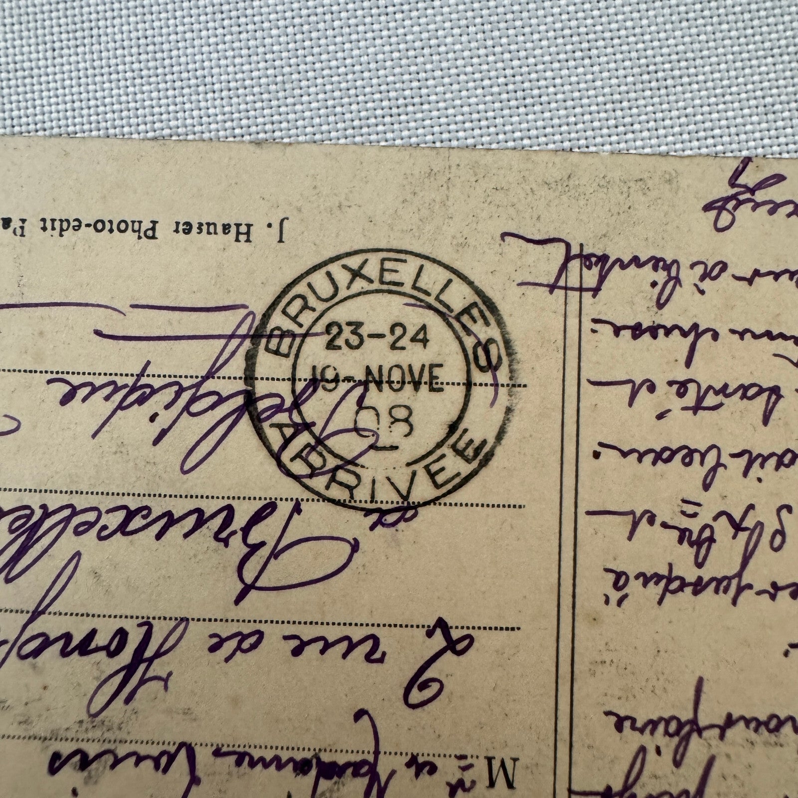 Vintage Zeppelin Airship Dirigible Postcard Post Card French La Republique