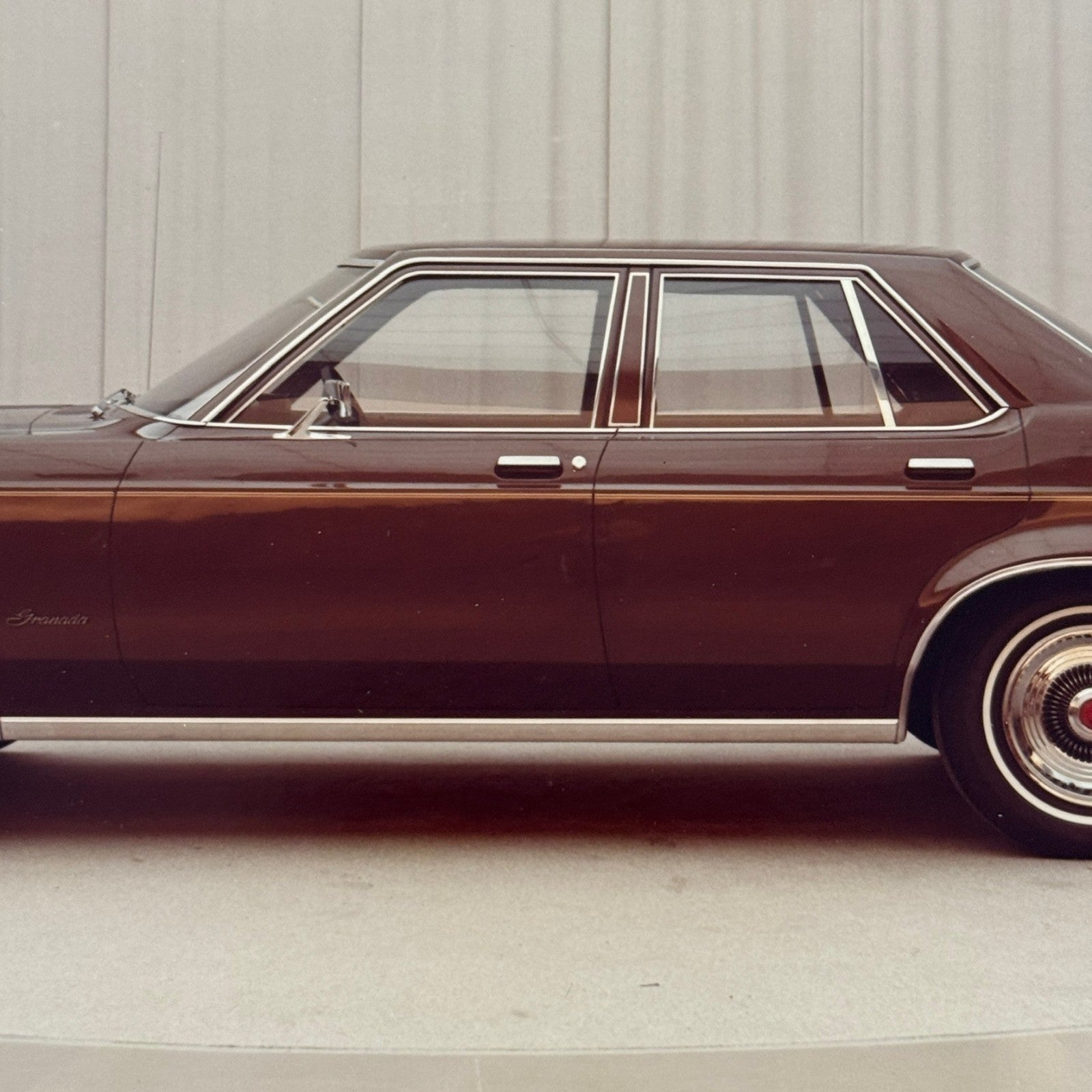 1975 Ford Granada Sedan Car Photo Photograph Print Vintage