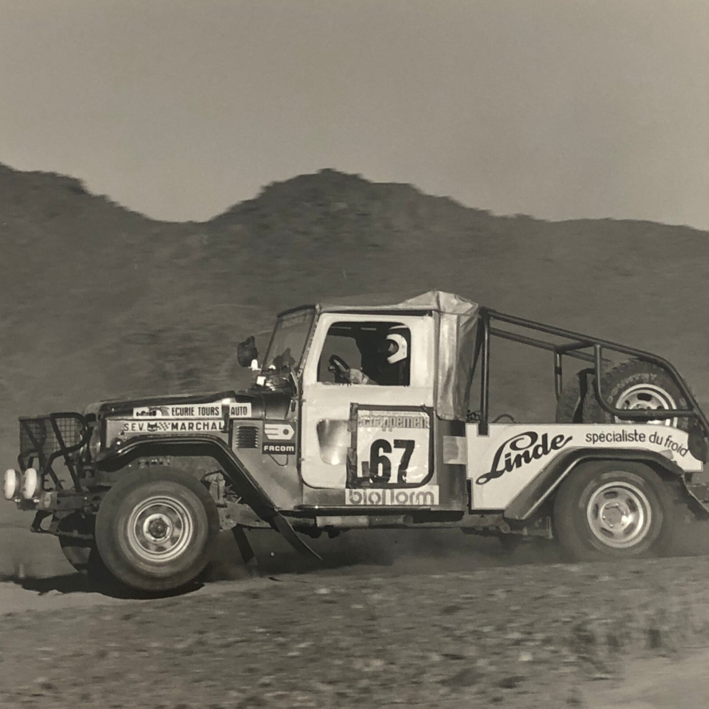 1980 Transafrica Rally Rallye Photo Photograph DPPI Jeep Truck Africa
