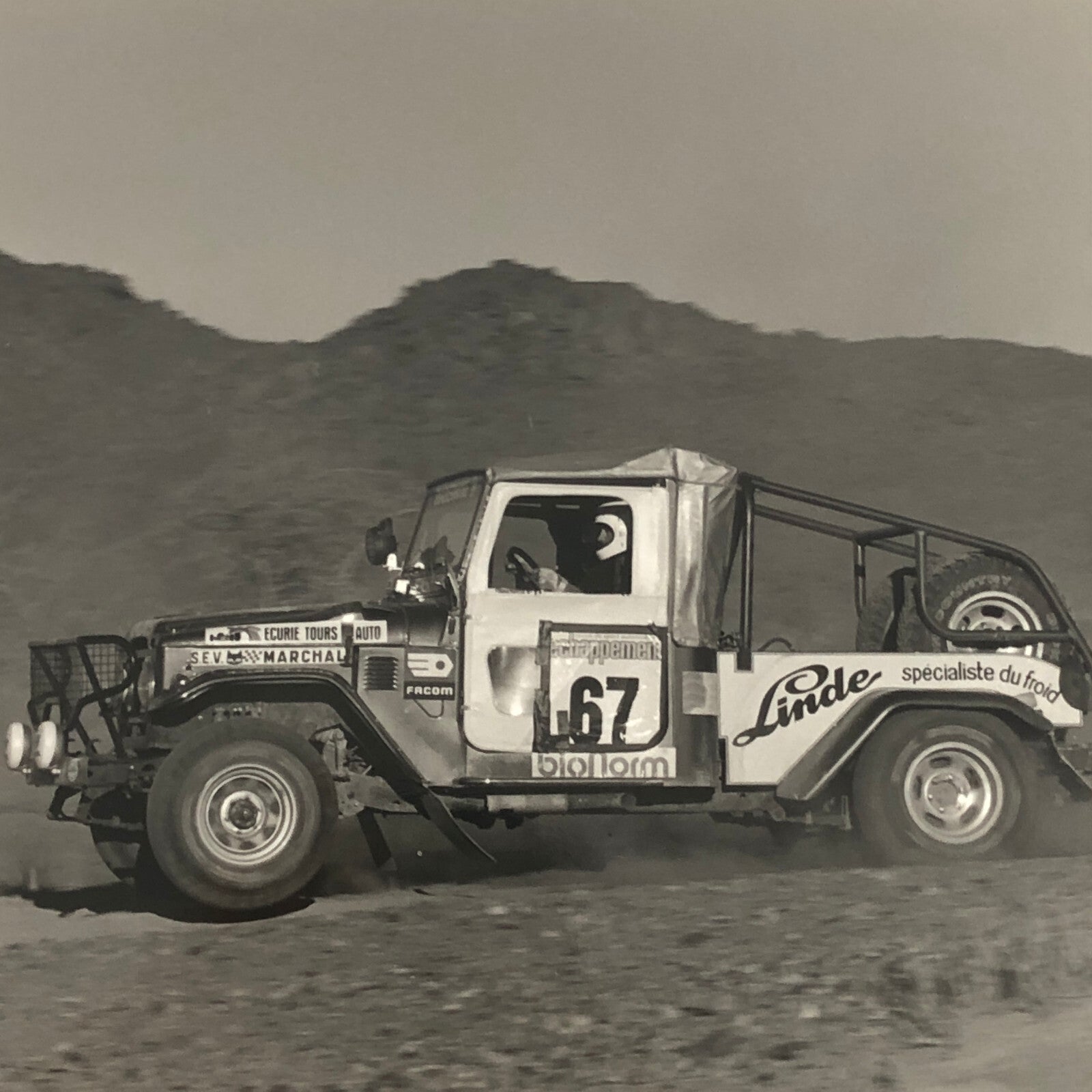 1980 Transafrica Rally Rallye Photo Photograph DPPI Jeep Truck Africa