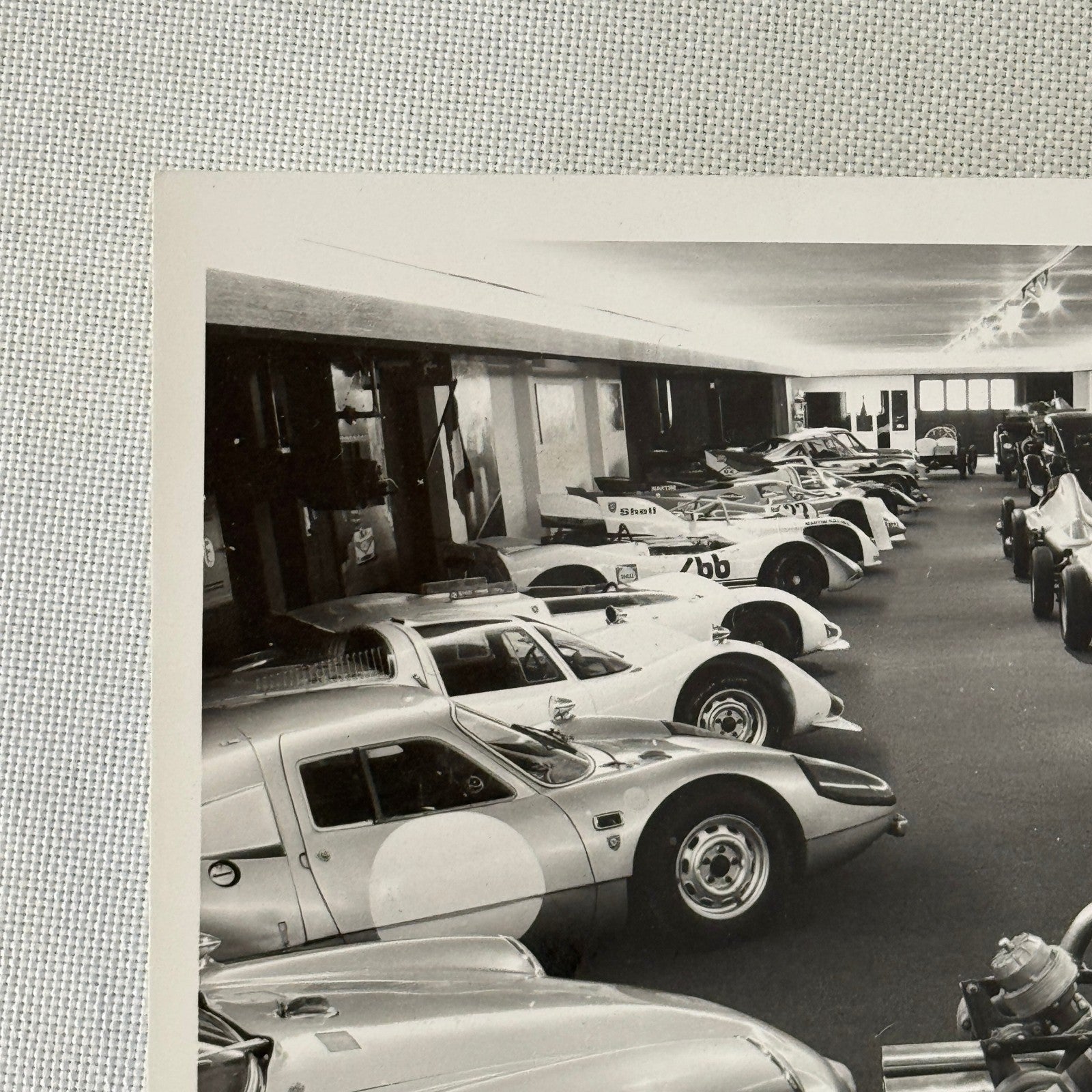 Vintage Porsche Museum Racing Car Photo Photograph Print 1976