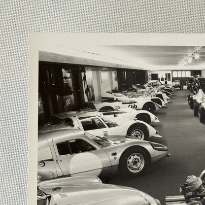 Vintage Porsche Museum Racing Car Photo Photograph Print 1976
