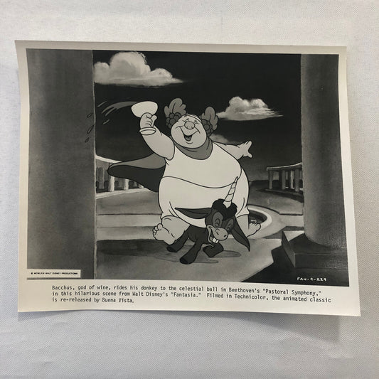 Walt Disney Fantasia Movie Film Press Photo Photograph Bacchus Beethoven