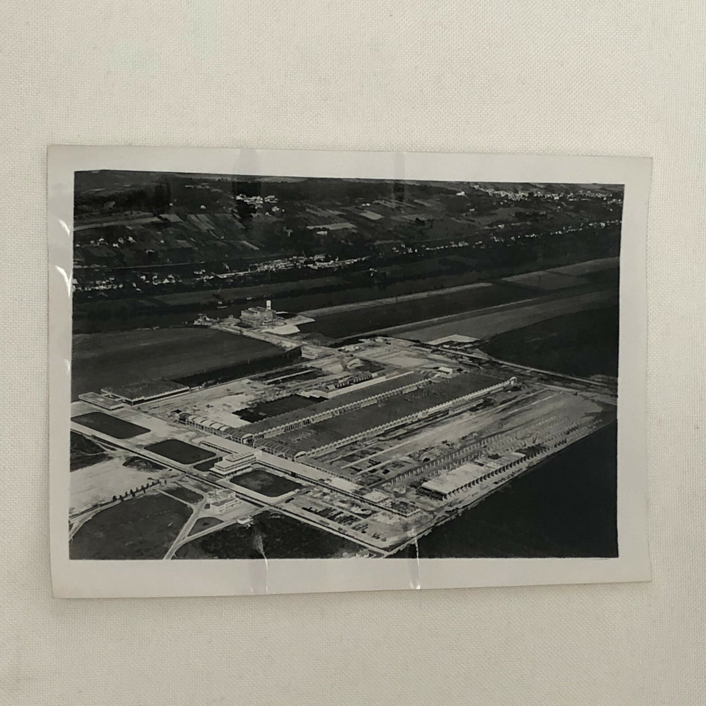 Vintage Renault Factory Building Press Photo Photograph Print