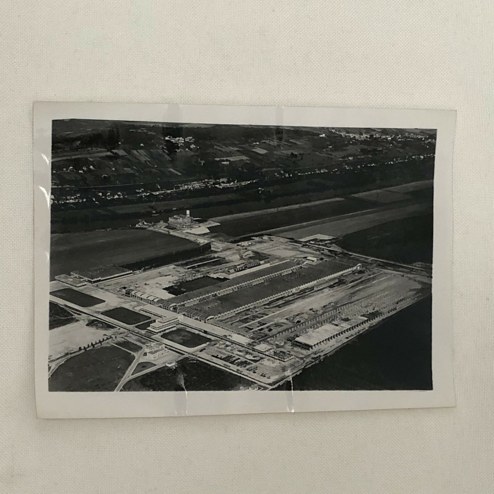 Vintage Renault Factory Building Press Photo Photograph Print