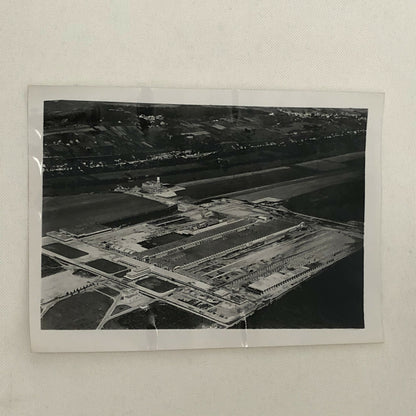 Vintage Renault Factory Building Press Photo Photograph Print