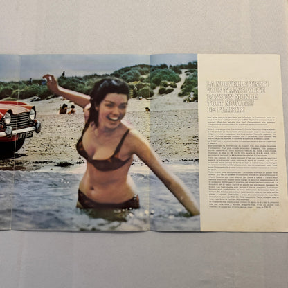 Triumph TR5 PI Roadster Convertible VIntage Car Sales Brochure Catalog FRENCH