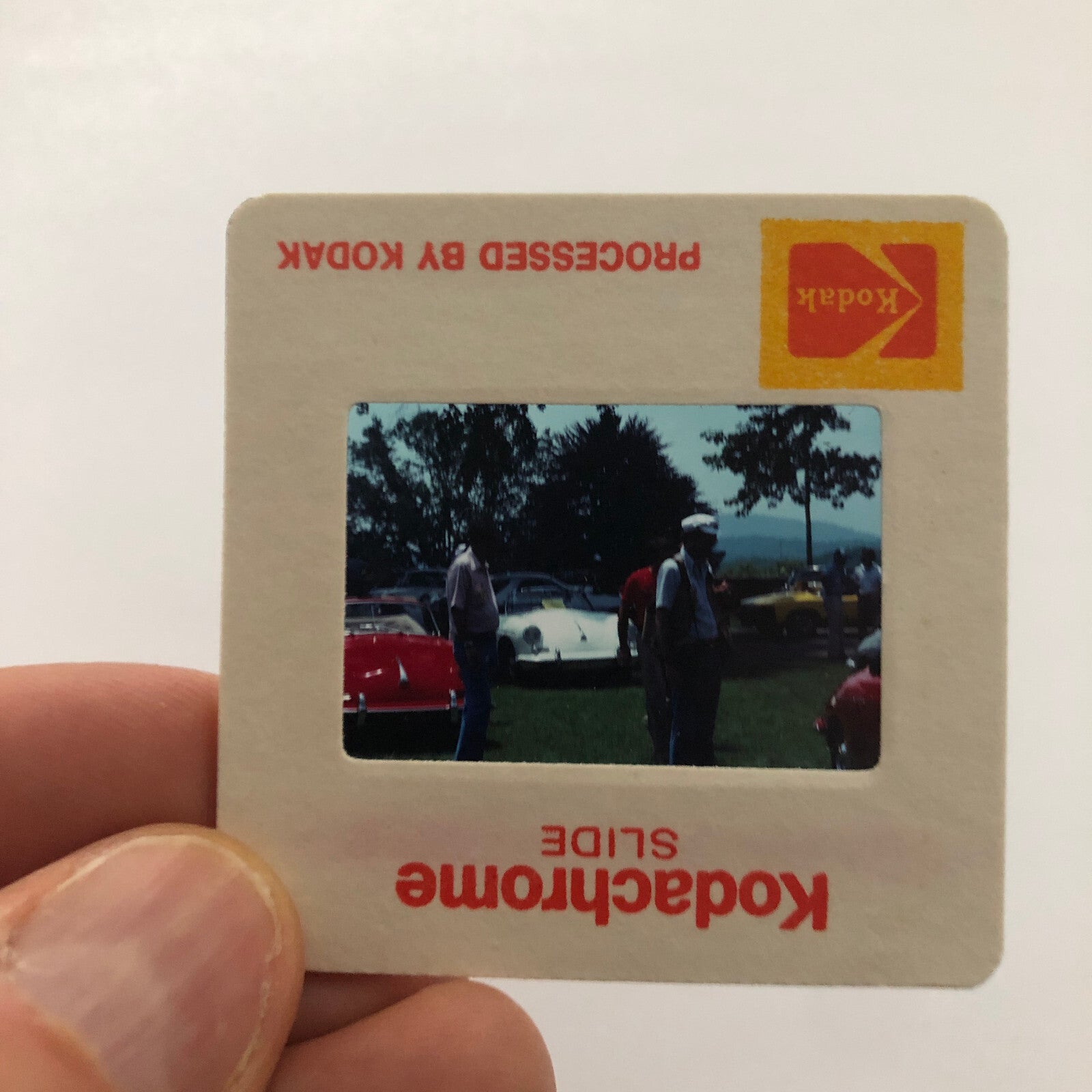 Porsche 356 Car Show 35mm Photo Slide Vintage 1981