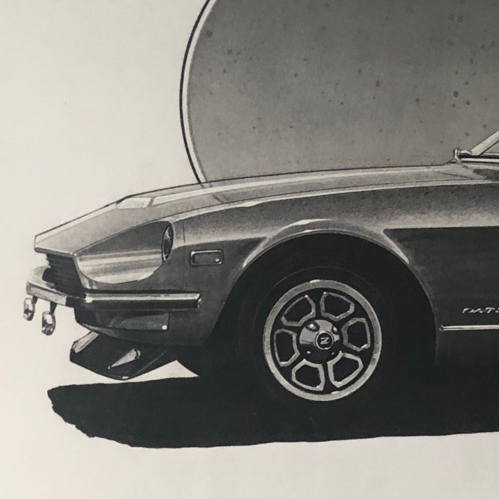 Vintage Car Design Photo Photograph Datsun 280Z 280 Z Aftermarket Parts ?