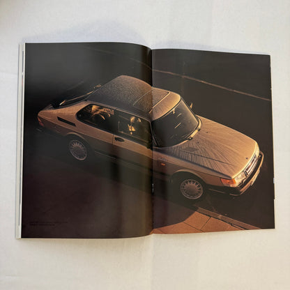 Vintage Saab 900 Car Sales Brochure Catalog 900 Turbo 900i 900C Car SWEDISH Text
