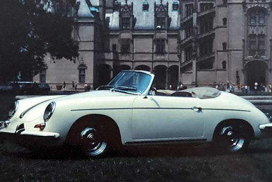 Porsche 356 Cabriolet Convertible 35mm Photo Slide Vintage 1981