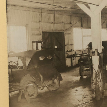 Vintage Car Automobile Service Station Garage Photo Photograph 1919 Vancouver