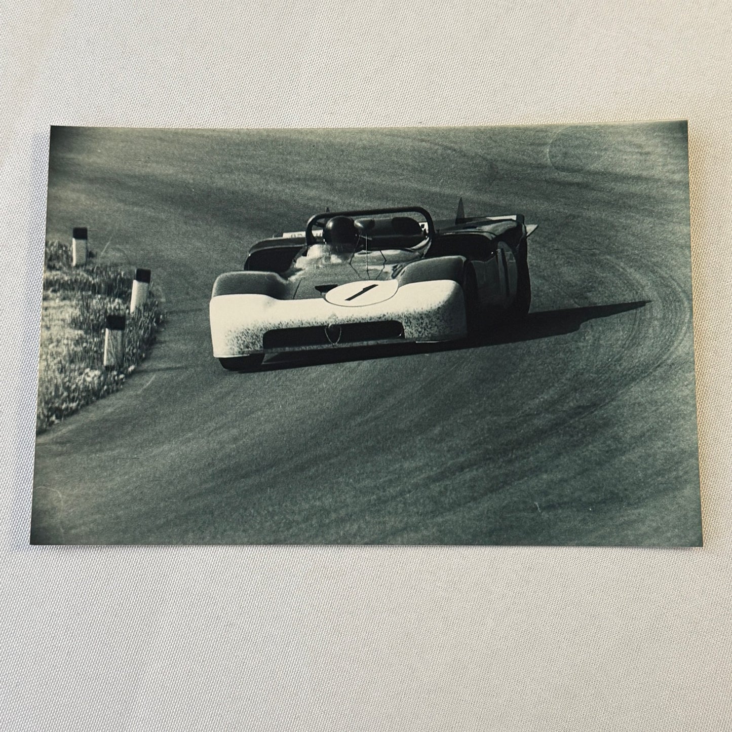 Vintage Car Racing Photo Photograph Lot 9x Porsche Alfa Romeo MODERN PRINTS