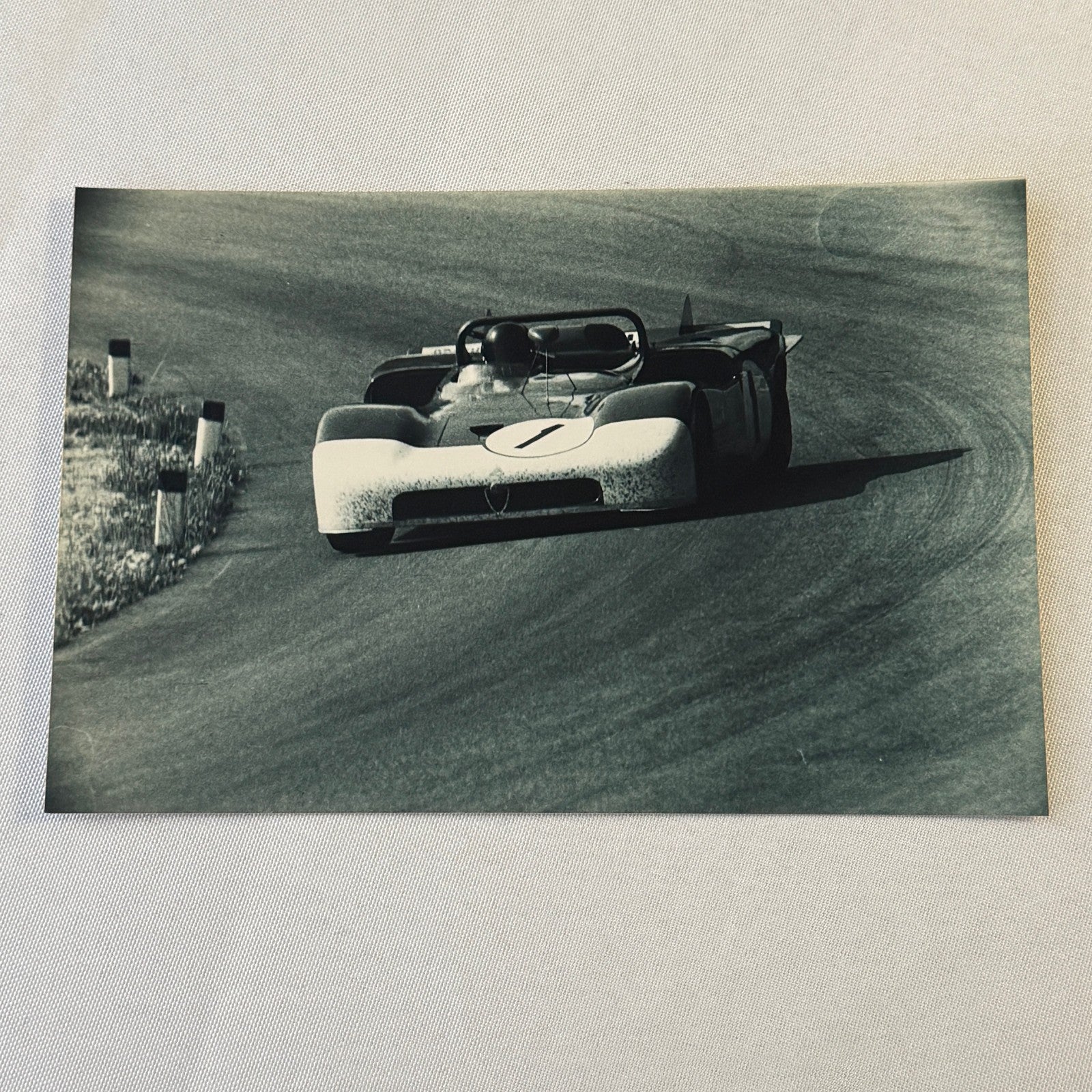 Vintage Car Racing Photo Photograph Lot 9x Porsche Alfa Romeo MODERN PRINTS
