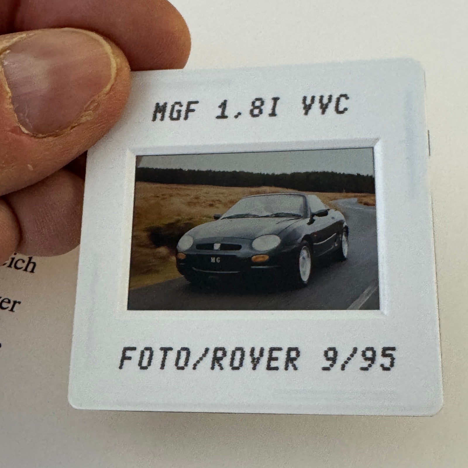 1995 1996 Rover Land Rover Press Kit Mini Cooper MG MGF Range Rover GERMAN