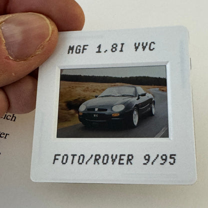 1995 1996 Rover Land Rover Press Kit Mini Cooper MG MGF Range Rover GERMAN