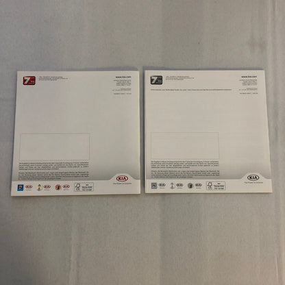 2014 Kia Venga Car Sales Brochure Catalog with Price List GERMAN Market