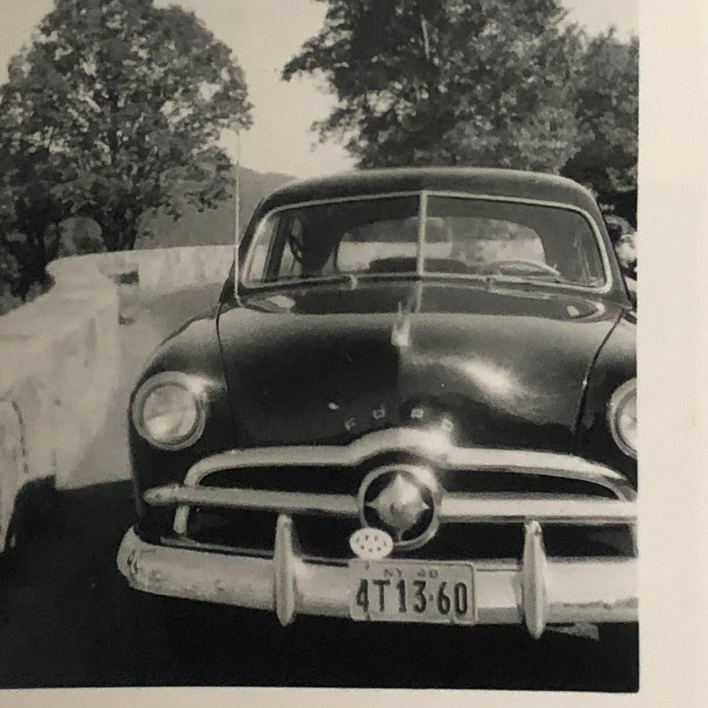 Vintage Ford Car Automobile Photo Photograph Snapshot AL22SM2