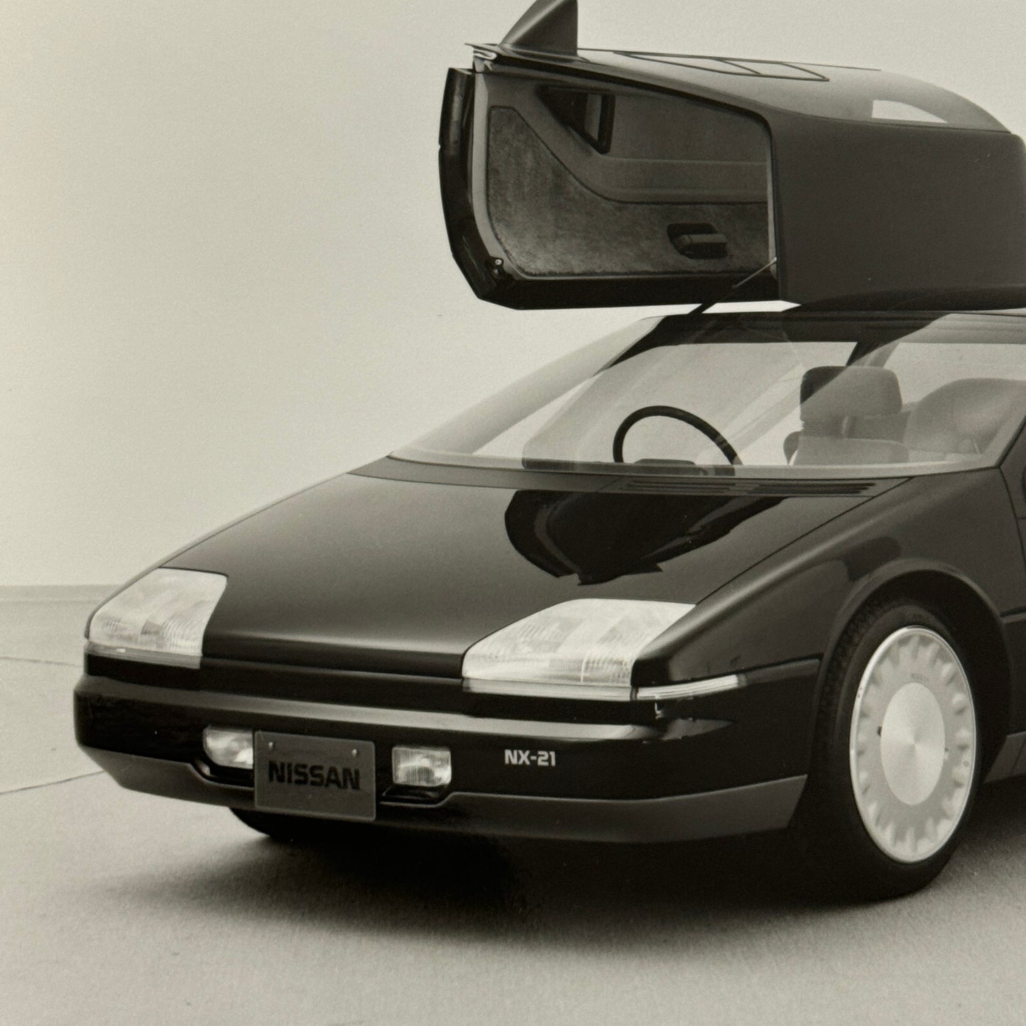 Nissan NX-21 Concept Car Prototype Photo Photograph Lot 2x Nissan NX21 NX 21