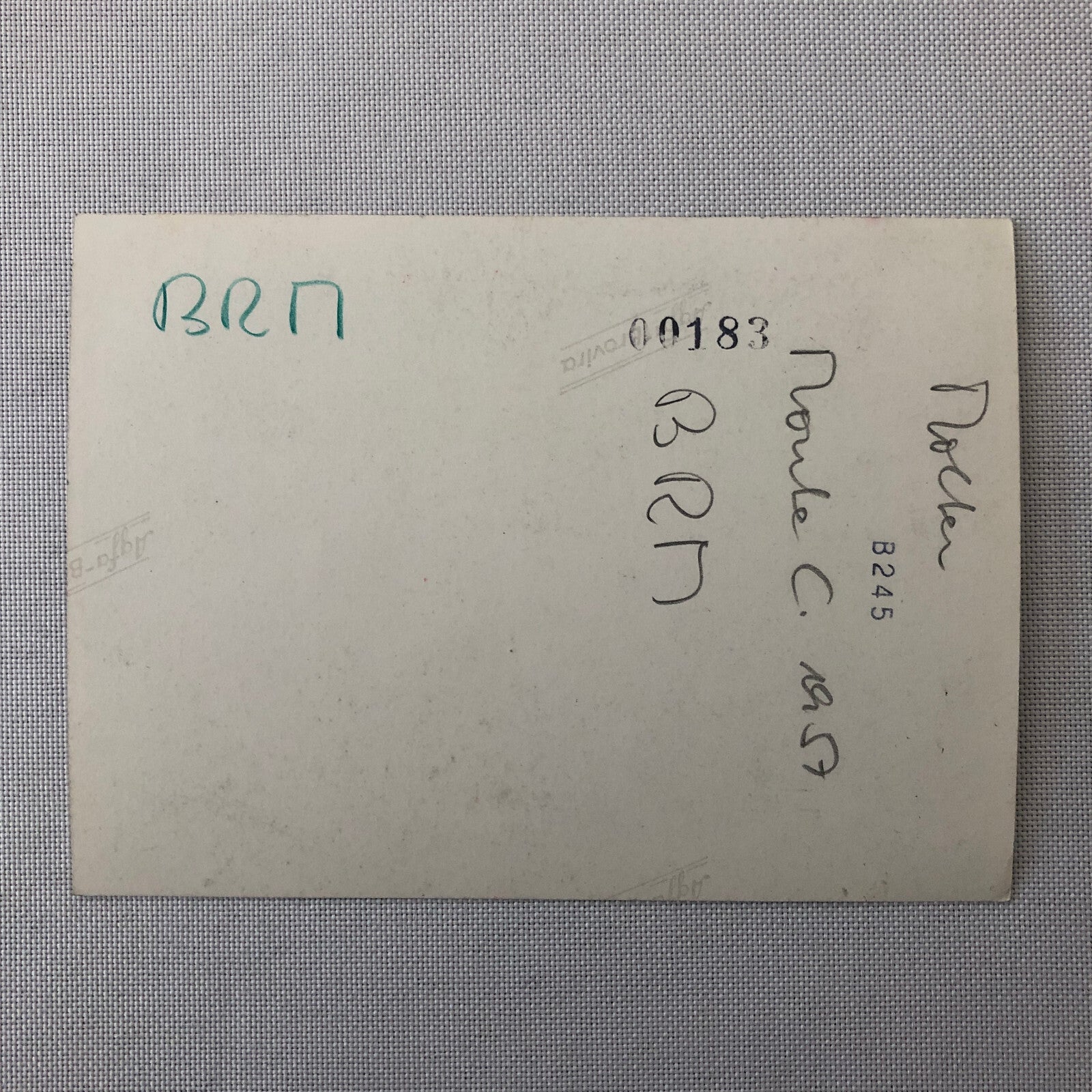 Vintage Racing Photo Photograph BRM Race Car 1957