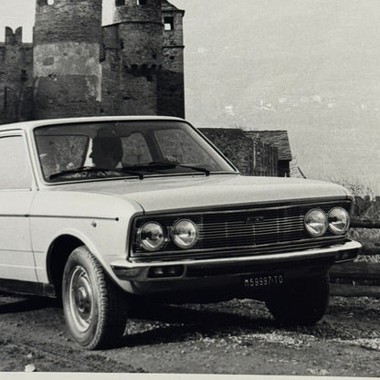 Fiat 132 GLS Car Factory Press Photo Photograph Print Vintage 1976