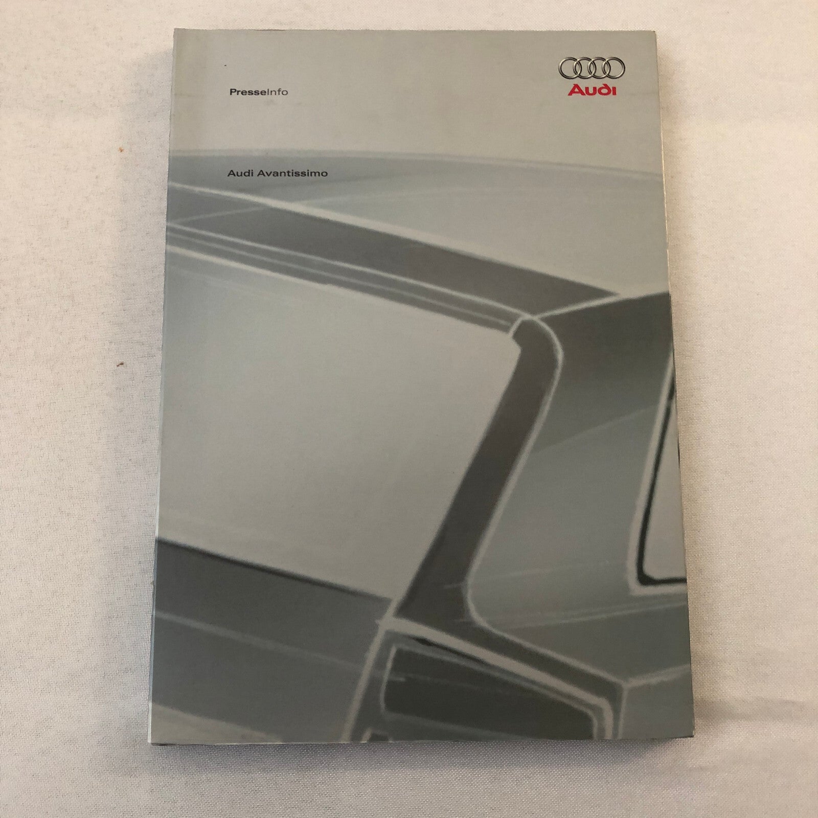 2001 Audi Avantissimo Concept Car Prototype Press Kit Photos CD GERMAN