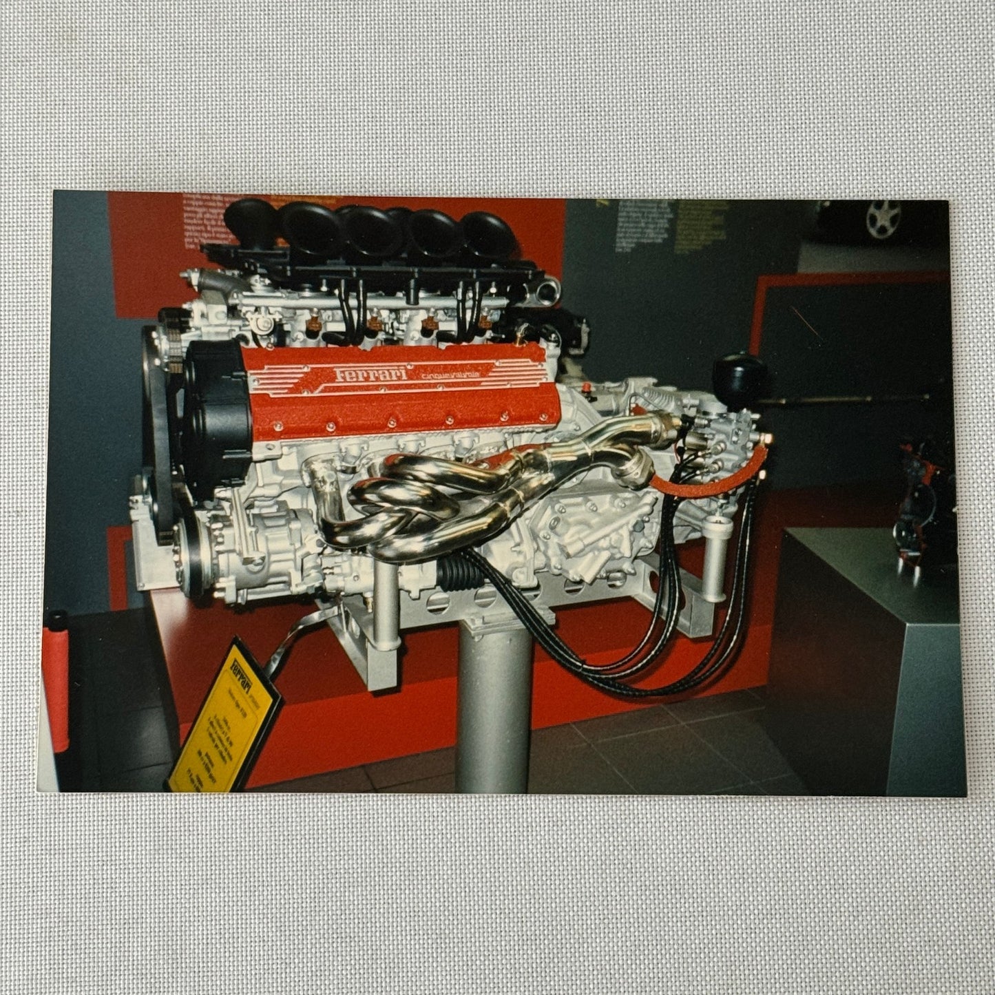 Ferrari F355 F1 Engine and Gearbox Photo Photograph Print Paul Frere