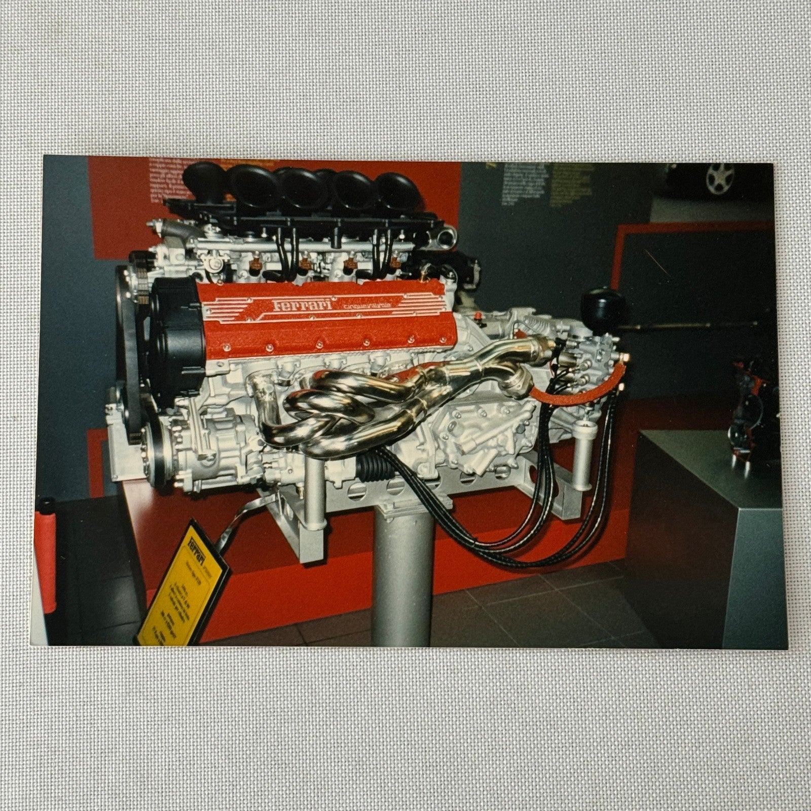 Ferrari F355 F1 Engine and Gearbox Photo Photograph Print Paul Frere