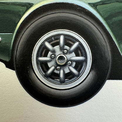 1965 Sunbeam Tiger 260 Car Illustration Art Drawing Hand Drawn Robert Preis