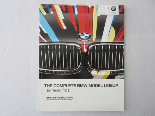 2011 BMW Sales Brochure 1 3 5 6 7 Series X1 X3 X5 X6 M3 X5M Z4 Convertible +