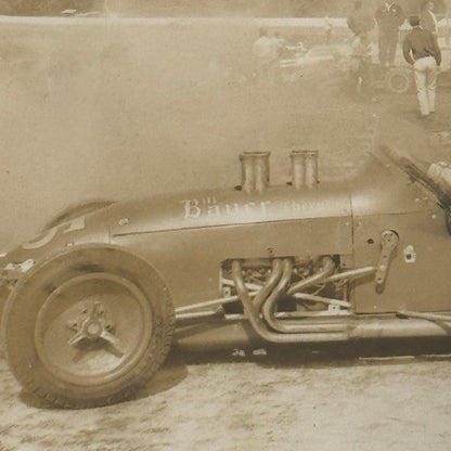 Vintage Midget Racing Car Photo Photograph Print Motorsport