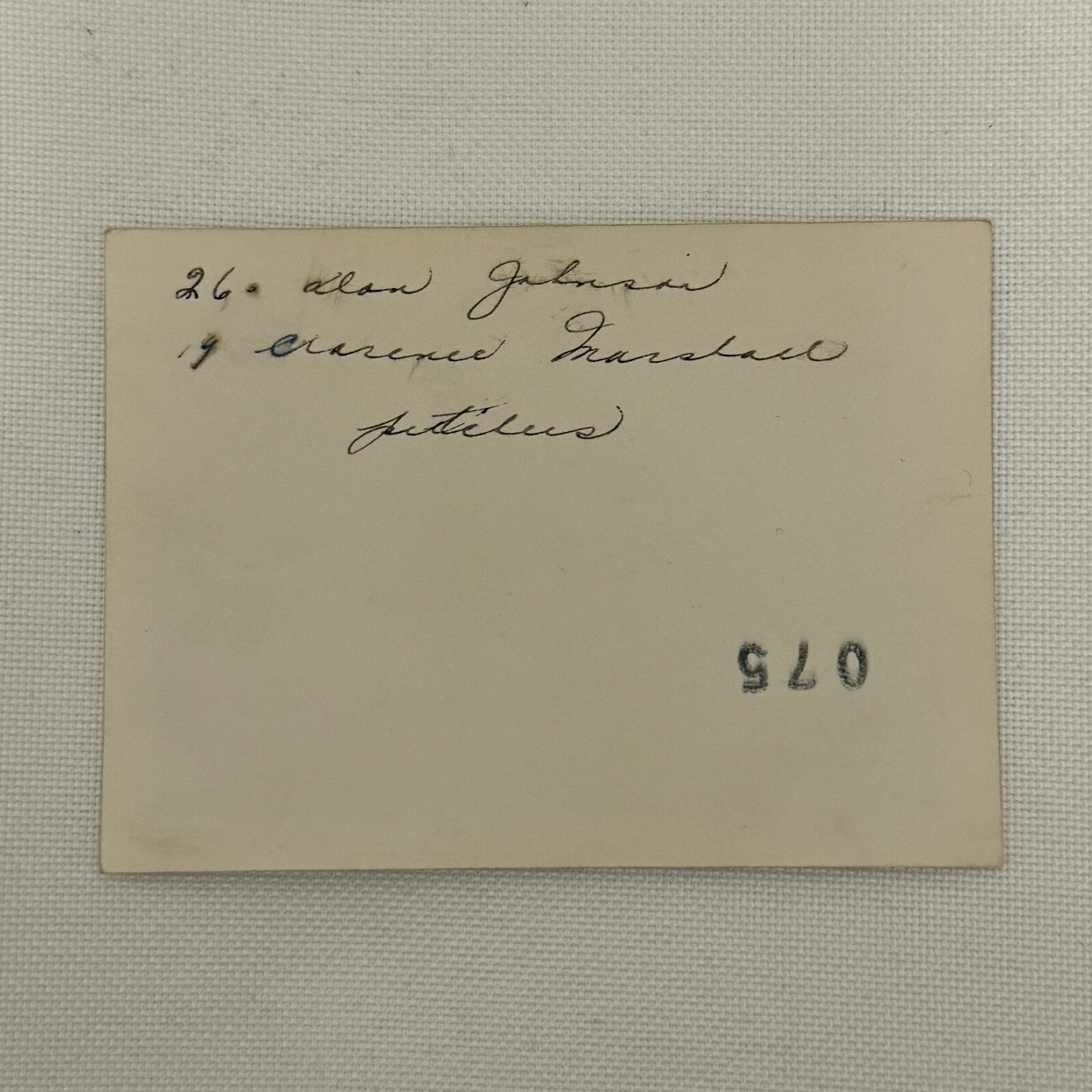 1950 New York Yankees Photo Photograph Snapshot Baseball NY Johnson Marshall