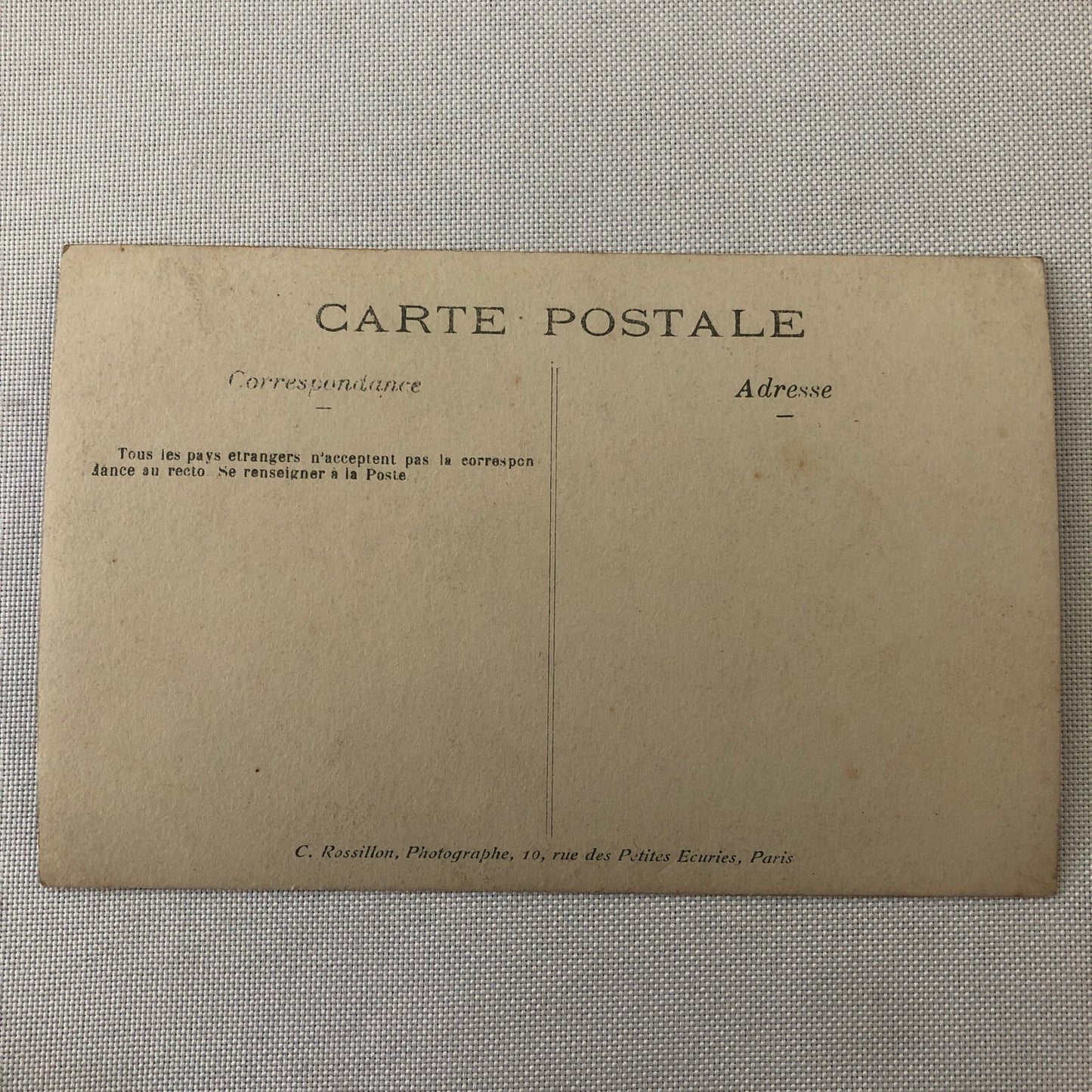 Circus Performer Dancer Acrobat French RPPC Real Photo Postcard Mariette Parez