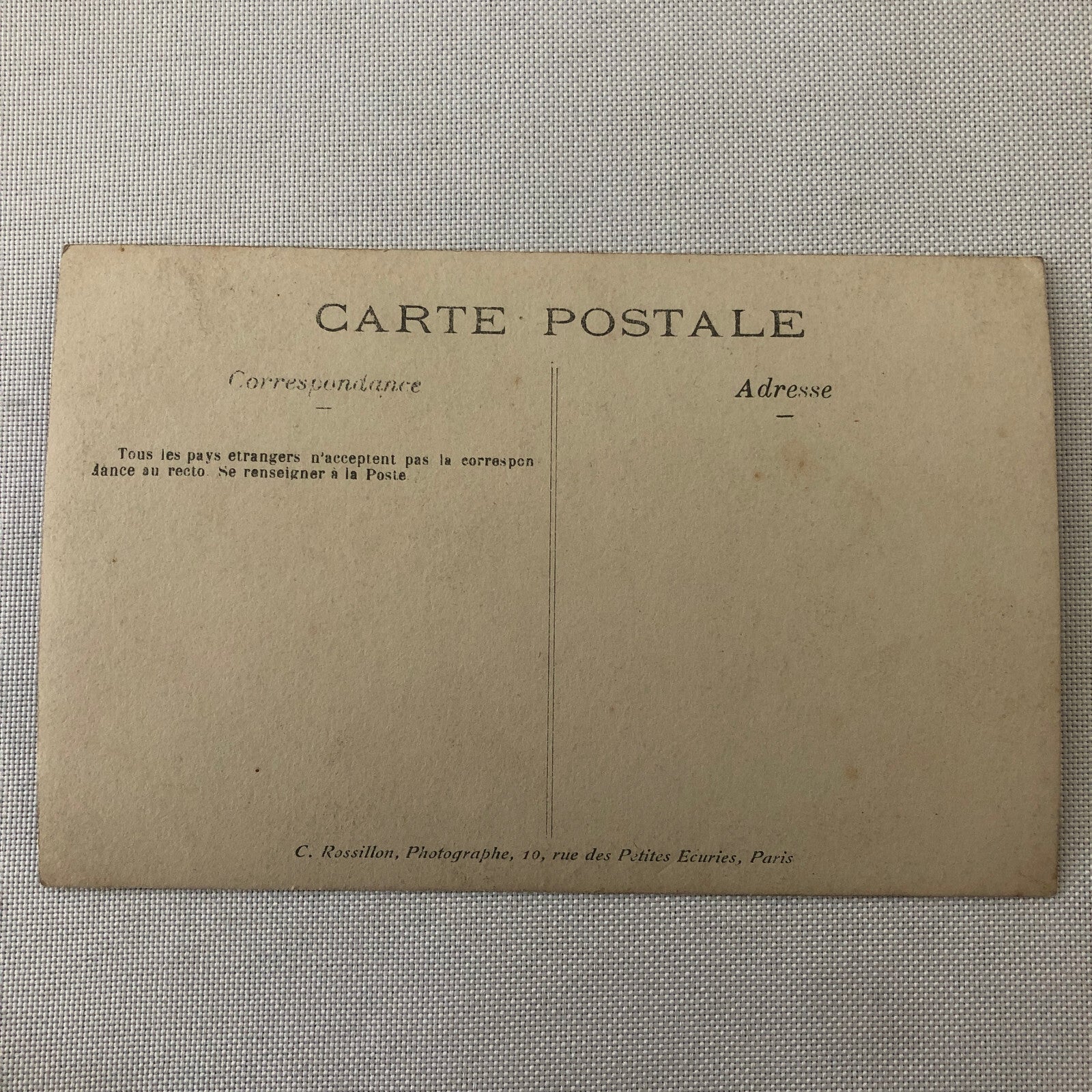 Circus Performer Dancer Acrobat French RPPC Real Photo Postcard Mariette Parez