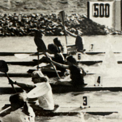 Rowing Boat Race Racing Canoe Photo Photograph Print