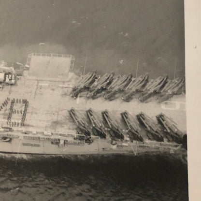 Military Aircraft Carrier Ship Boat Photo Photograph Print Helicopters 1969