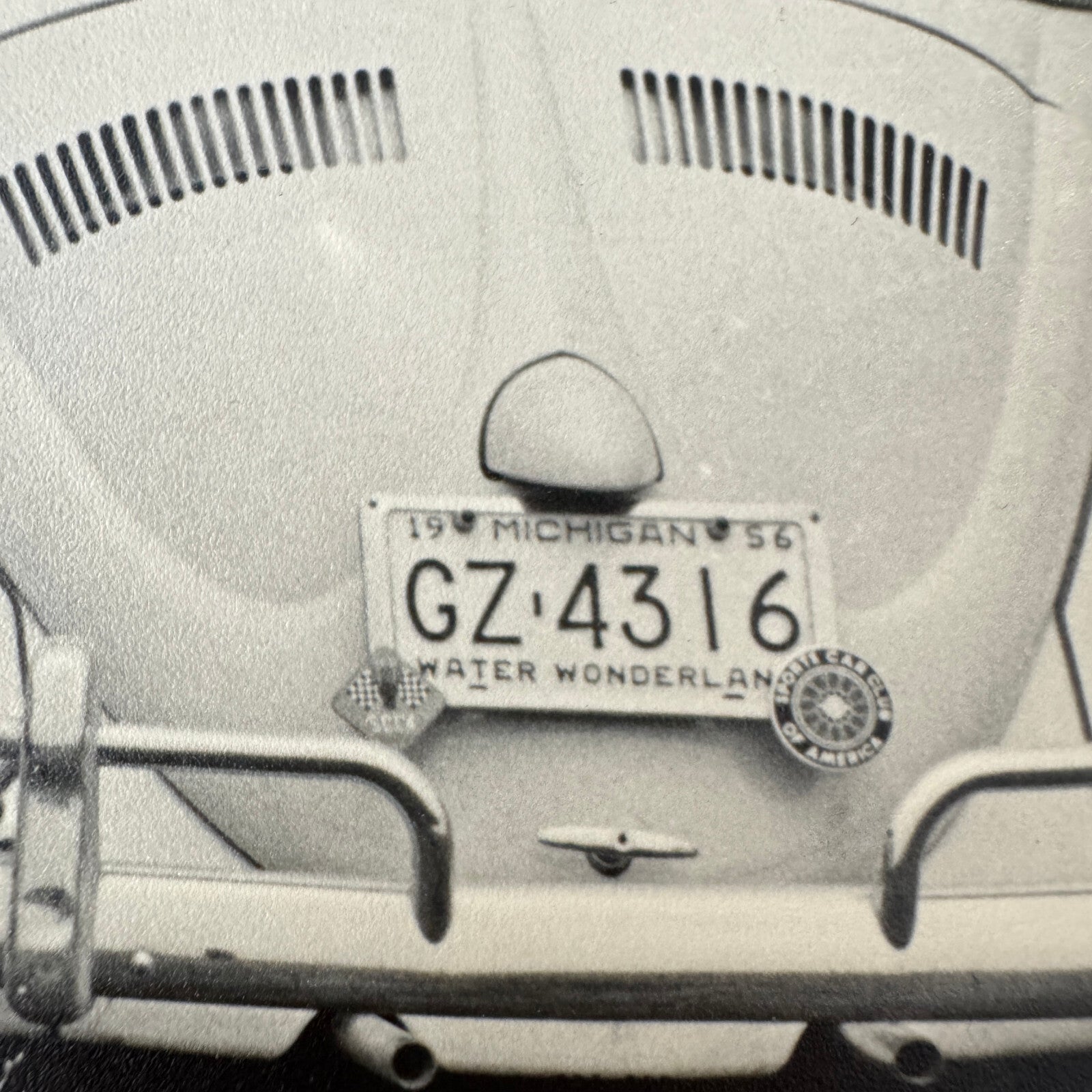 Vintage Volkswagen VW Beetle Convertible Cabriolet Photo Photograph Print