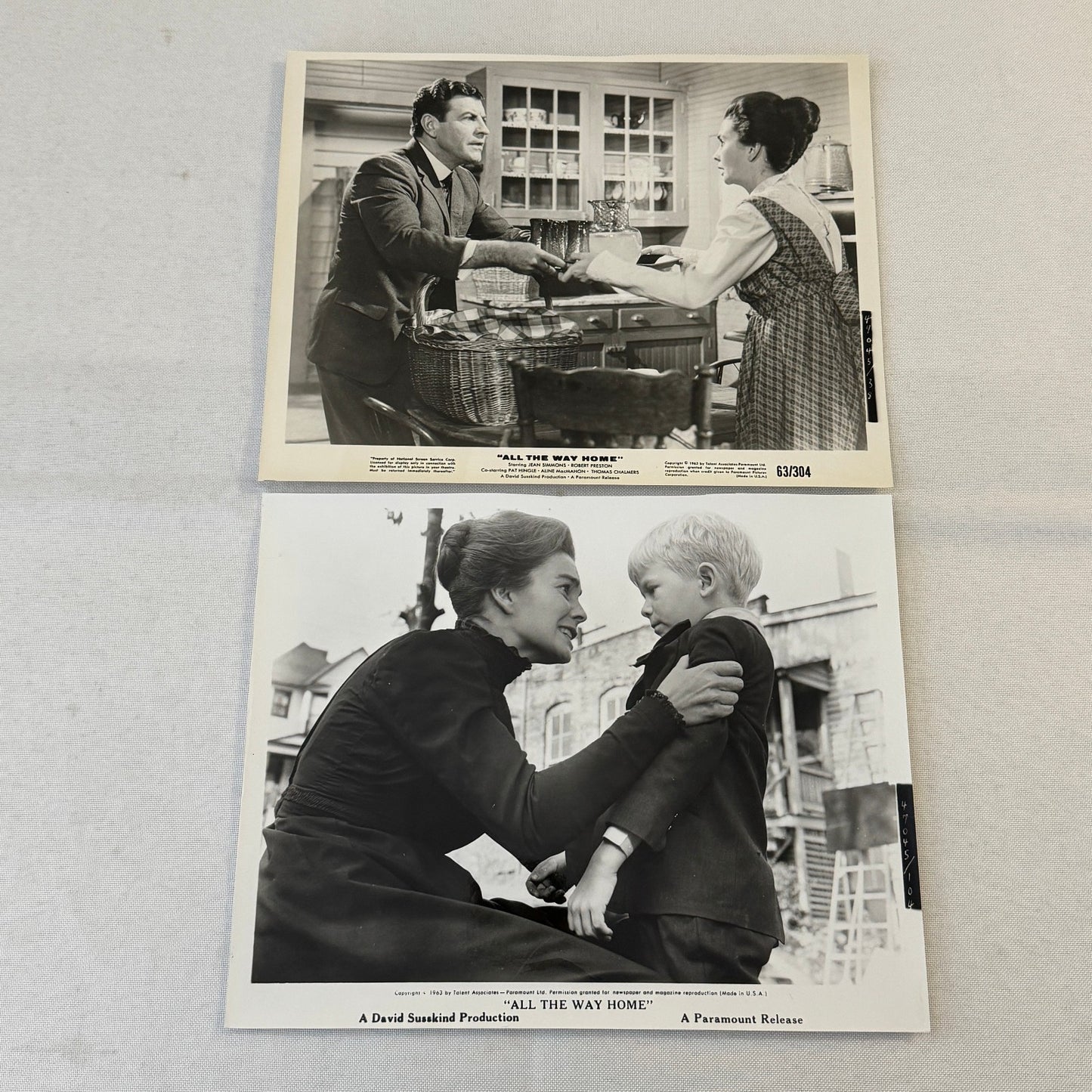 All The Way Home 1963 Movie Film Press Kit with Photo Press Release