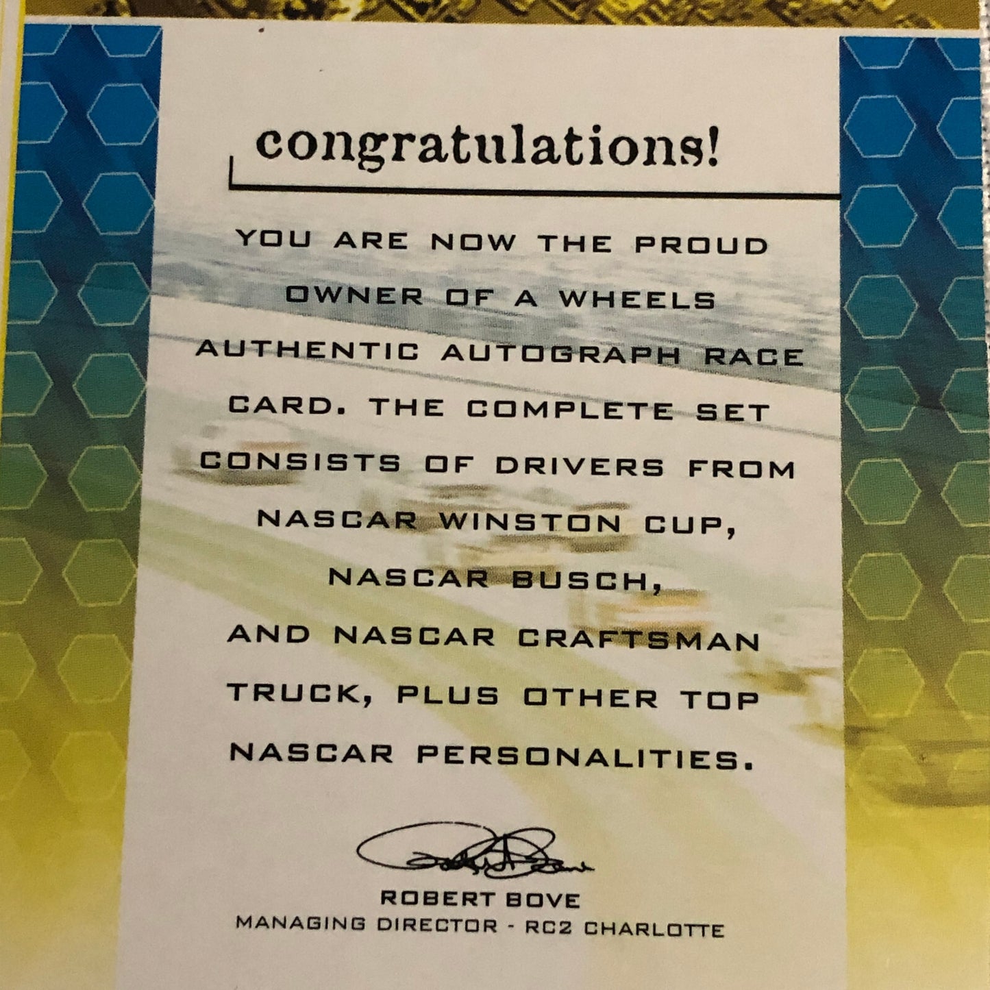 2003 2004 Wheels Authentic Autograph Jamie McMurray Auto Signed Card NASCAR
