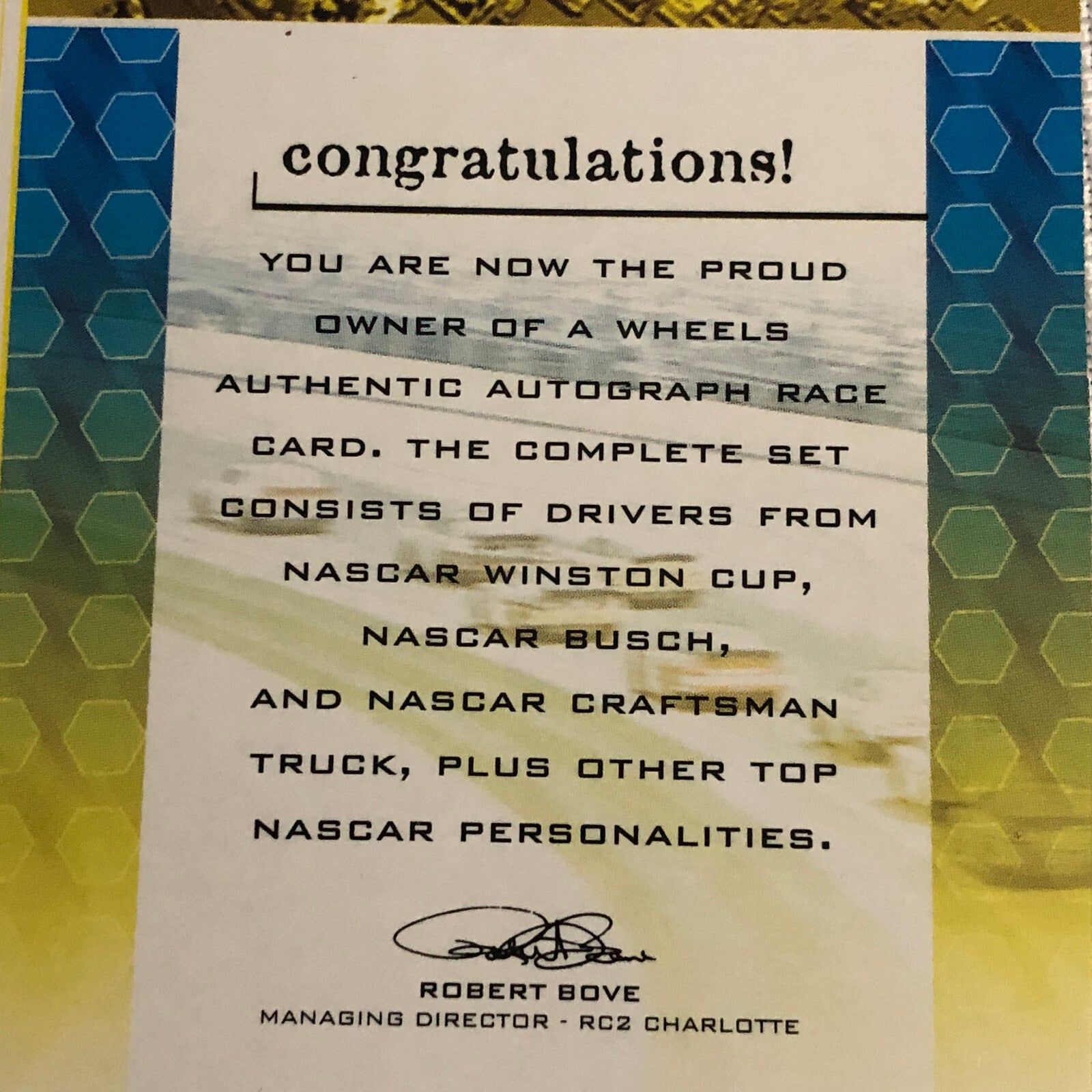 2003 2004 Wheels Authentic Autograph Jamie McMurray Auto Signed Card NASCAR