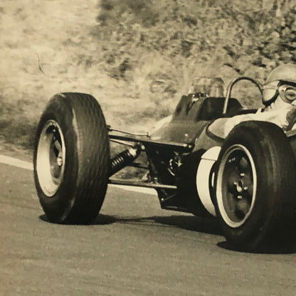 Vintage Grand Prix Racing Car Driver Photo Photograph Print 